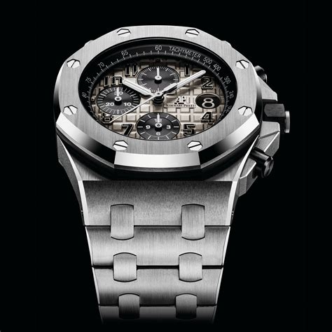 audemars piguet royal oak chronograph platinum and titanium limited edition|ap royal oak pre owned.